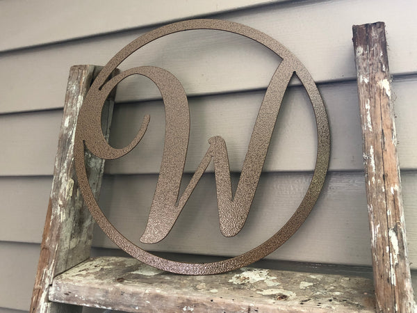 Single Monogram Letter